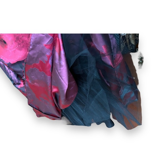 CARMEN MARC VALVO INFUSION One-Shoulder Brocade Ball Gown size 2 - Picture 11 of 12